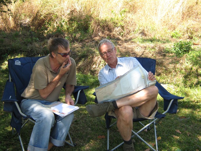 Derek and fellow traveller.