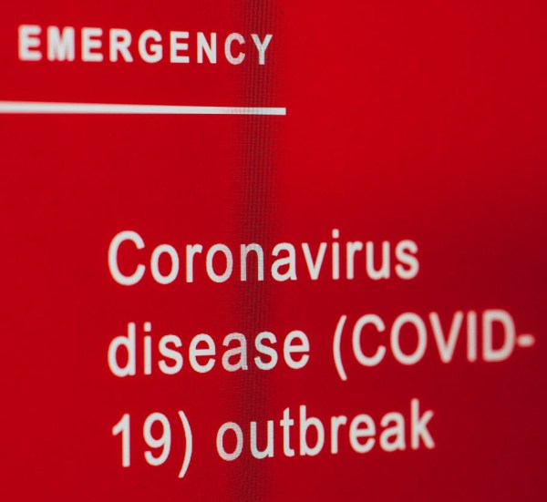 coronavirus news on screen